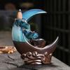 Ceramic Flowback Incense Stove Artistic Conception Waterfall Decoration Incense Stove Handicrafts Yoga Incense