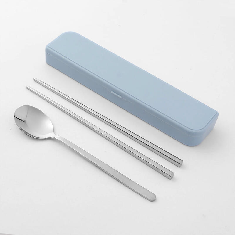 Pastel Portable Cutlery Set (Blue)