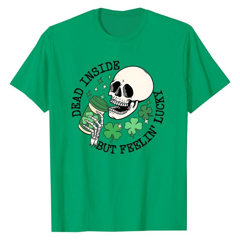 St. Haut tendance imprimé Saint-Patrick High Street T-shirts amples pour femmes