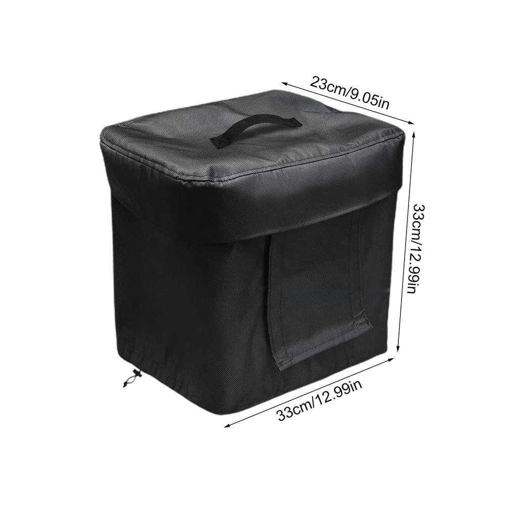 Чехол для льдогенератора Тепловой экран Портативный Водонепроницаемый Изолирующий чехол для льдогенератора Машины для изготовления кубиков льда Защитный чехол Льдогенератор чёрный