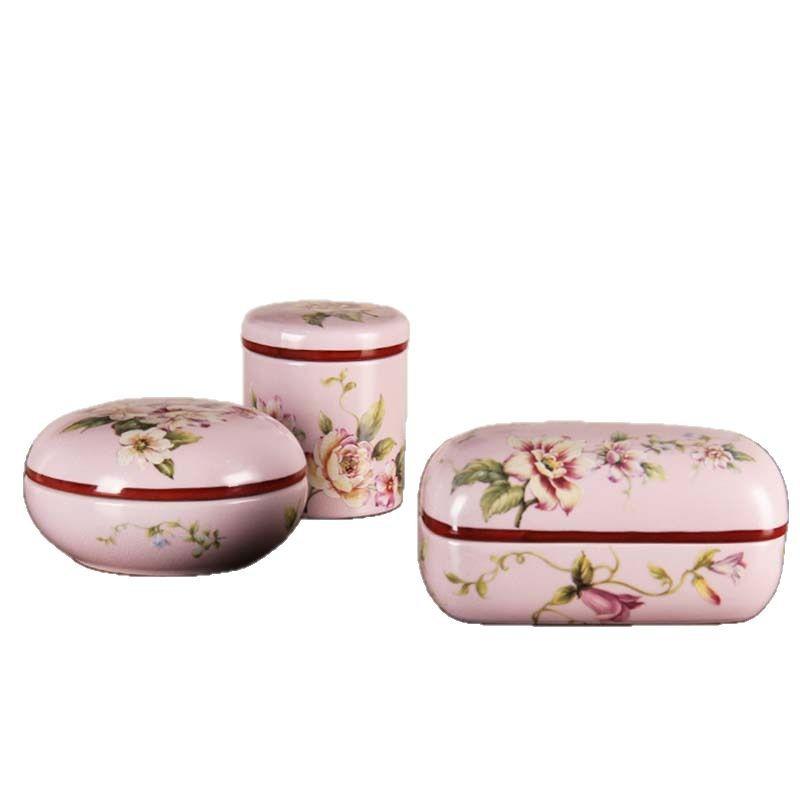Retro pojemniki do przechowywania w stylu chińskim Pudełko na biżuterię Zbiornik do przechowywania Ręcznie robiony porcelanowy garnek Niebiesko-biały porcelanowy wazon Pojemnik