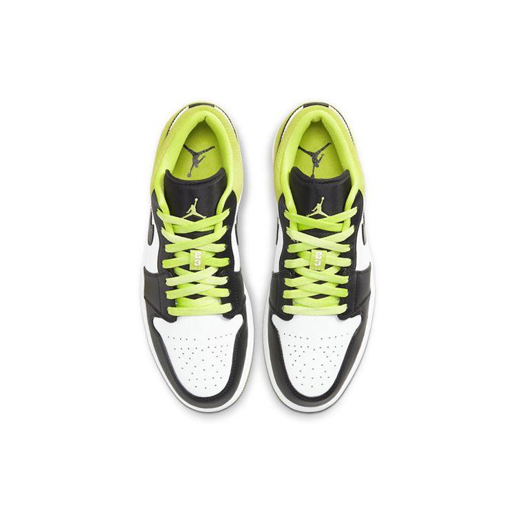 Air Jordan 1 Low Cyber Unisex Sneakers Yellow Black White CK3022-003