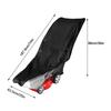 Universal Push Mower Cover Black Outdoor Mower Cover Durable Mower Protection Cover