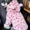 Leopard Print Warm Coat for Small/Medium Dogs: Schnauzer, French Bulldog, Bichon, Teddy