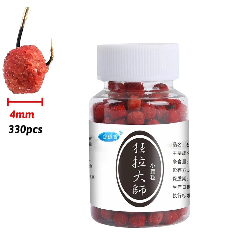 NEW Particle Fishing Lure 330PCS 4mm 120PCS 6mm Granular for 1#-10# Hook Carp Feed Pesca Bite Fish Attractant Meal Soft Bait
