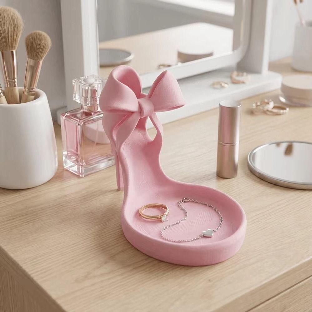 3D Printed High Heel Jewelry Tray Mini Necklace Display Plates Portable Jewelry Display Tray