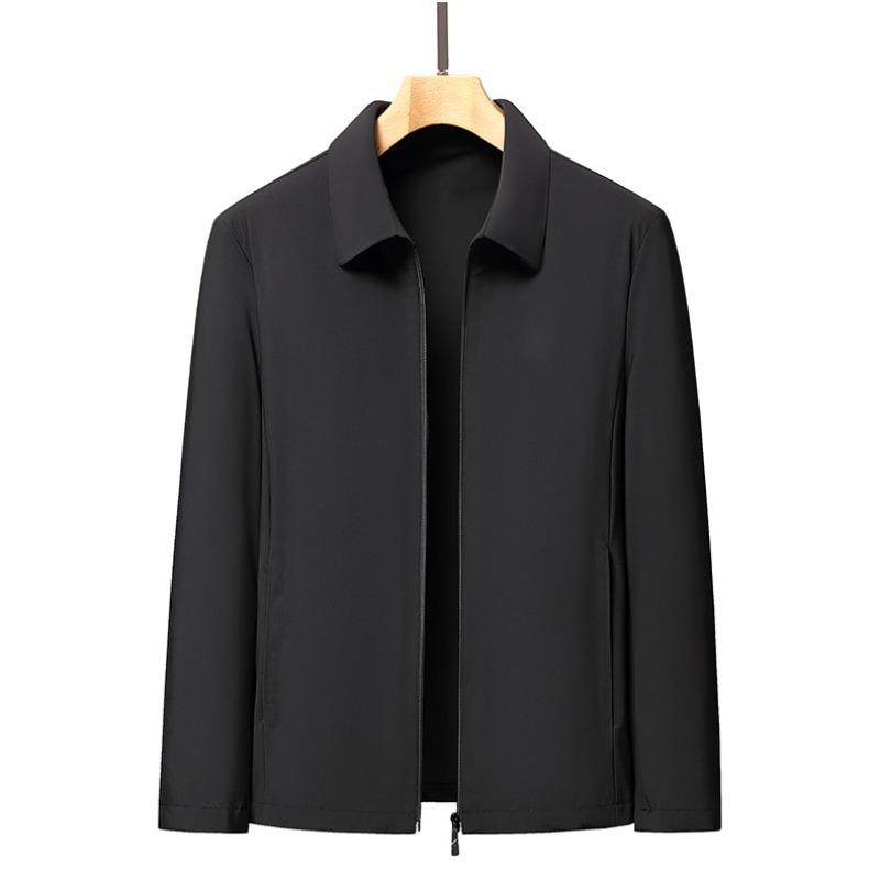 New Sun Protection Lapel Executive Jacket for Men's Casual Simple Versatile Thin Anti-wrinkle Dad Jacket