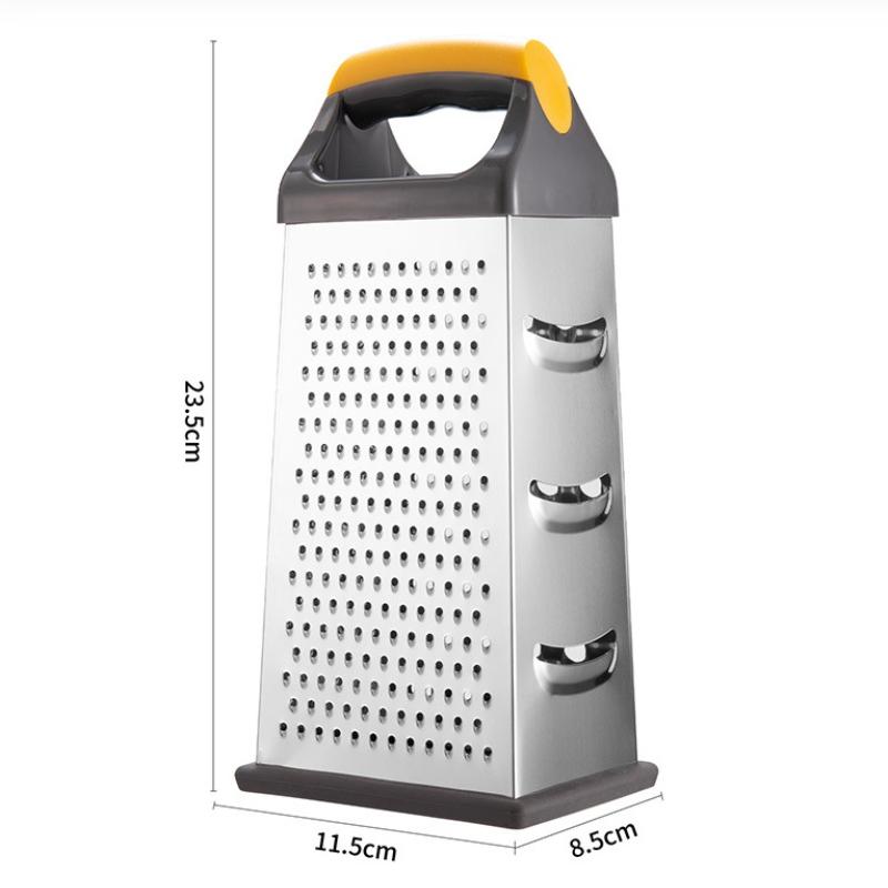 Четырехгранный нож для чистки дыни из нержавеющей стали, многогранный нож, вертикальный четырехгранный нож, многогранная терка, кухонный инструмент