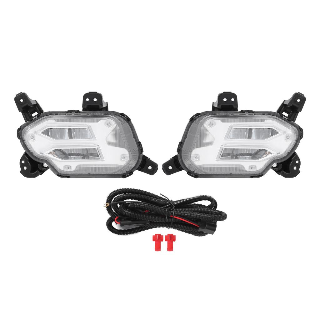 2 st LED varselljus Framstötare IP65 Vit Ljusfärg 12V Ersättning för KIA Sorento 2021