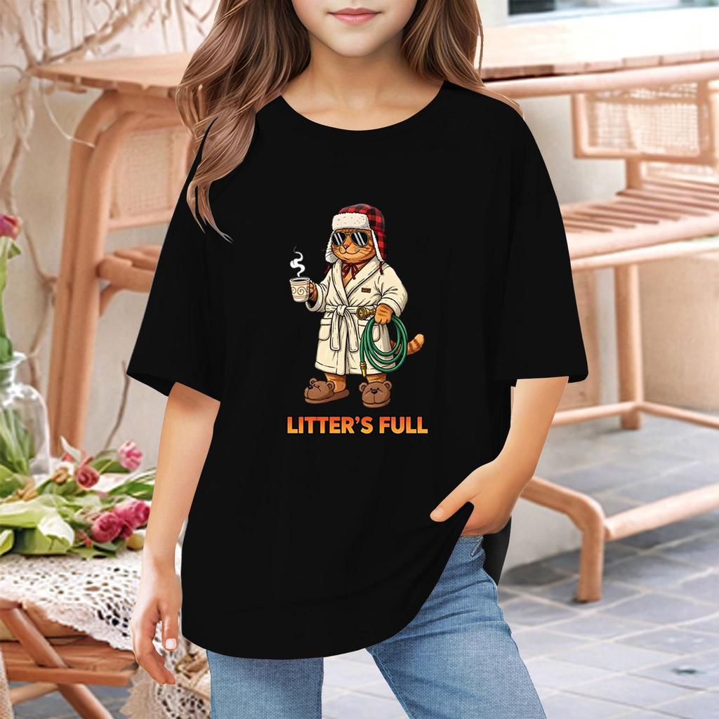 Футболки для малюків, дівчаток, хлопчиків, дитячі футболки з принтом і короткими рукавами для хлопчиків і дівчаток 1-12 років