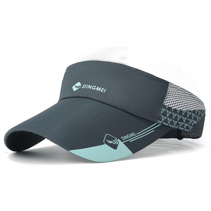 Summer Long-Brim Sunscreen Quick-Drying Hat for Unisex Outdoor Street Sports Running Empty Top Hat