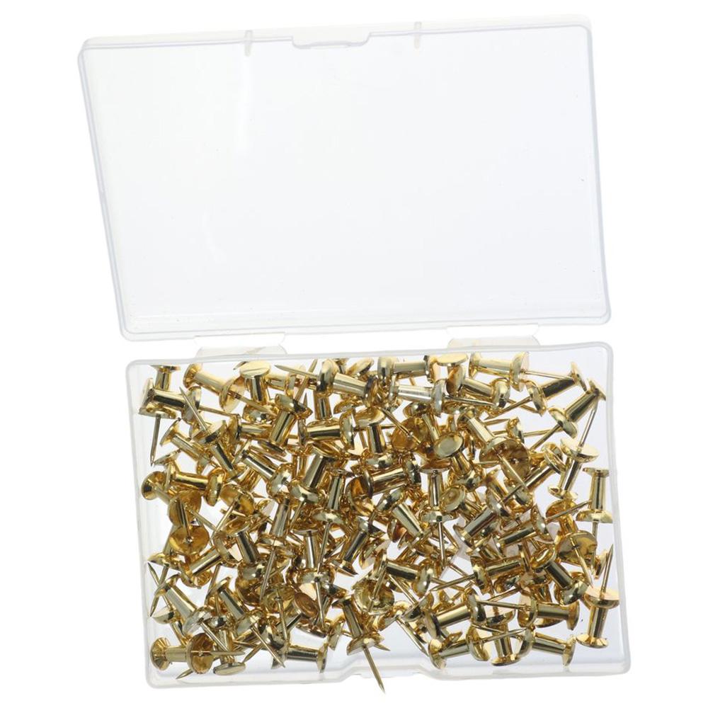 

Золотые кнопки для большого пальца, 200 шт., булавки для доски объявлений, канцелярские кнопки для фото