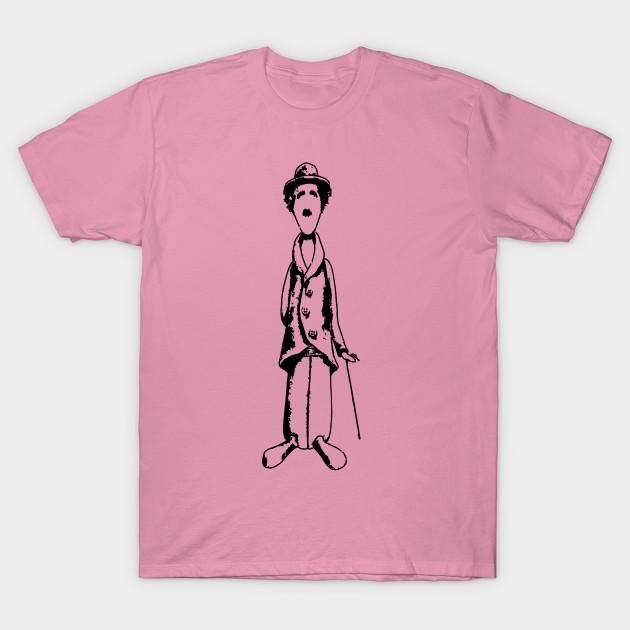 

T Shirt Women s Inked Charlie Chaplin Inktober Special Harajuku Print Kawaii Tshirt Summer Short Sleeve Female T-Shirt Top Tee B Practical Use S розовый
