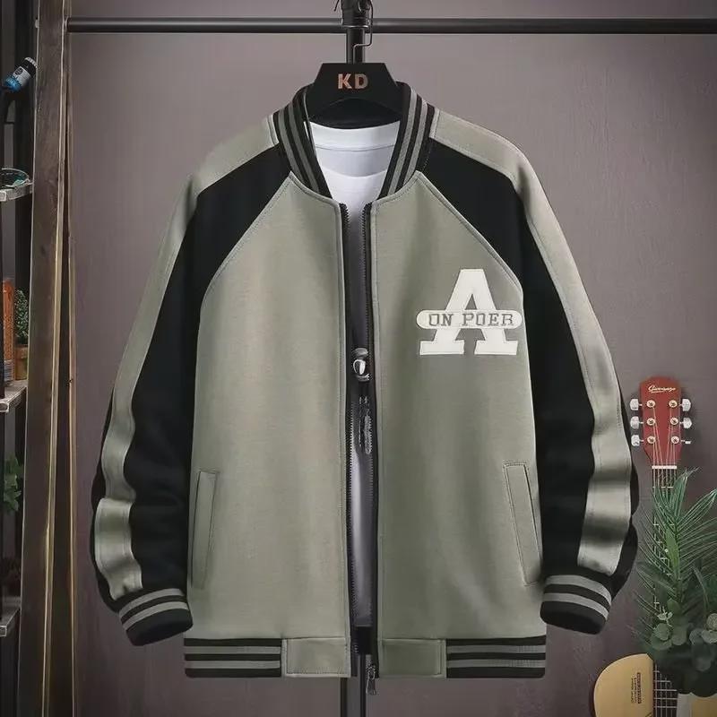 2023 Trendige Herren Baseballjacke im Hong Kong Stil für Frühling und Herbst - Jugendlich und Stilvoll