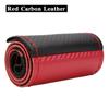 Carbon Fiber Genuine Leather Universal 38cm Handmade Braided Steering Wrap With Needle and Thread Auto Interior