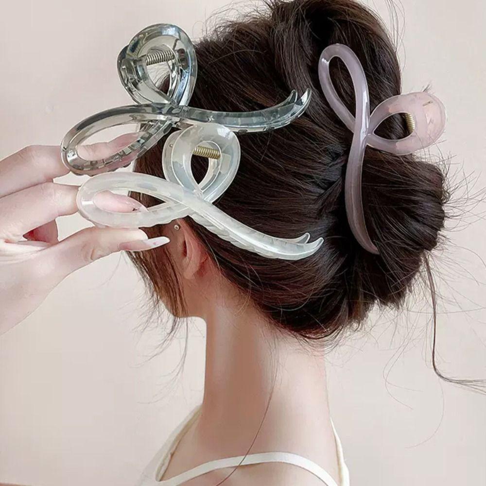 Bow Shark Clamp Ornament Headdress Fashion Hairpin  Girls