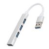 USB3.0 Hub 4 Port Aluminum Alloy Adapter Converter UltraHigh Speed Splitter Accessories