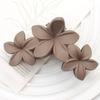Delicate Flower Shape Hair Claw Ponytail Shopping Jaw Clip Female Headpieces