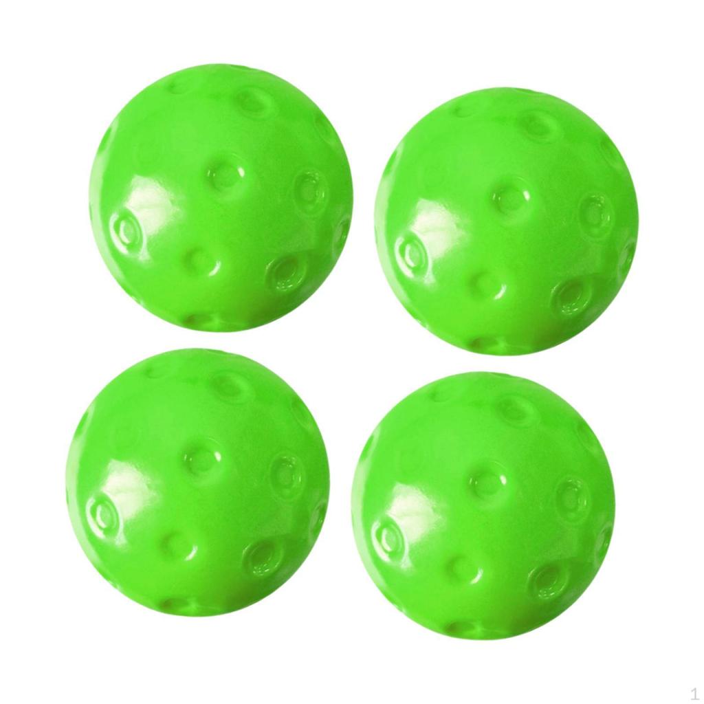 4 Pickleball Balls (74 Mm) – Professional Sports for Training, Park, Garage And Tournaments