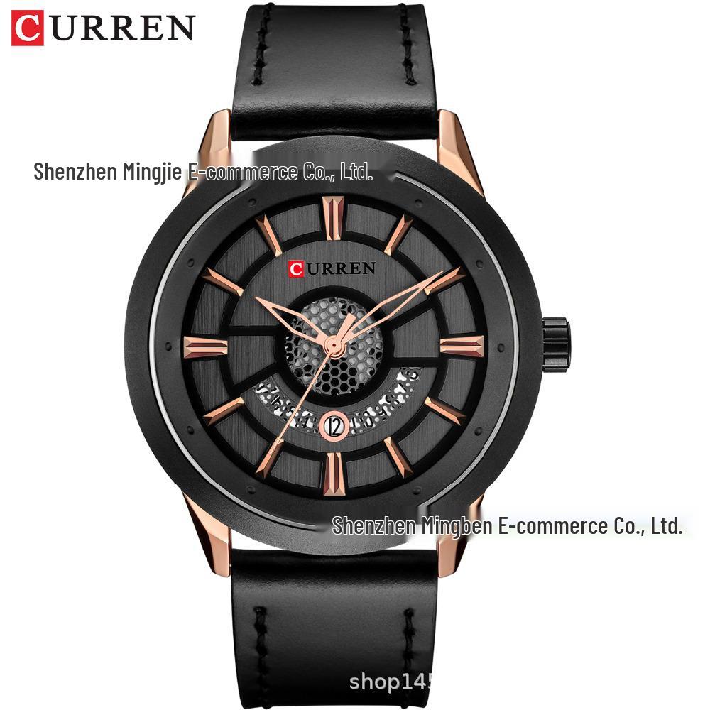 CURREN 8330 Men's Casual Waterproof Quartz Calendar Watch