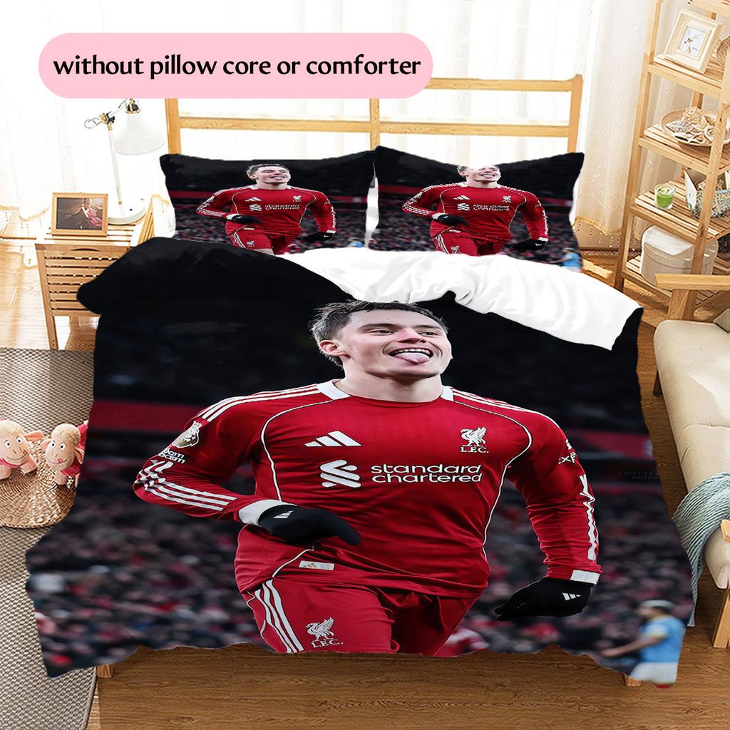 Wirtz Pattern Bedding Home Decoration Birthday Gift ( 1 duvet cover + 2 pillowcase, without core),fan merchandise.
