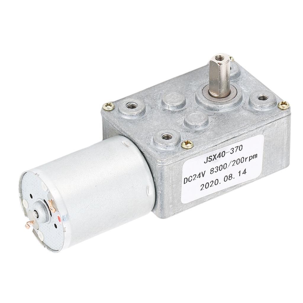 Motor turbină Motor cu angrenaj melcat cu autoblocare Reducere viteză Micromotor electric 200 RPM DC 24 V