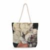 Flower Woman Print Thick Rope Single-shoulder Beach Bag 7213
