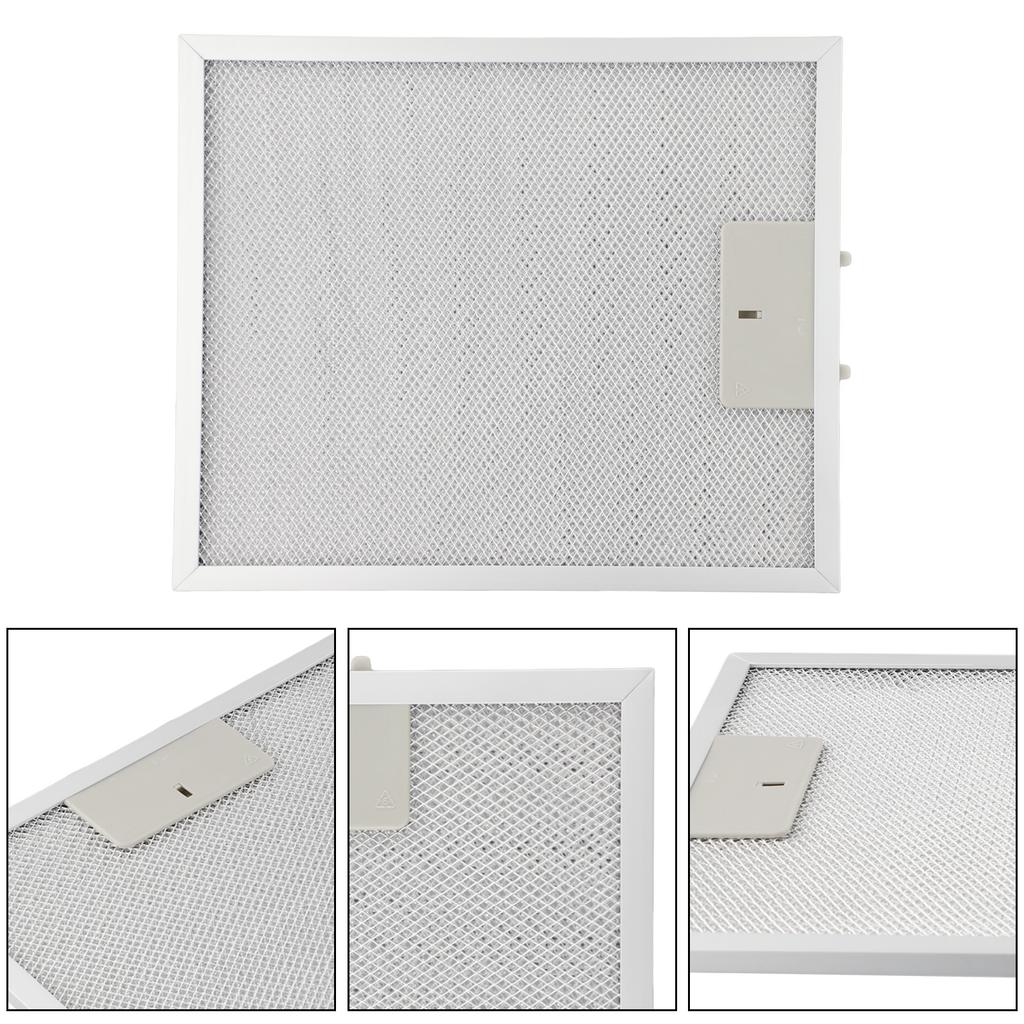 Stainless Steel Hood Filter Silver 300 x 252x 9mm 5 Layer Aluminized Grease Filtration Keep Your Kitchen Air Fresh and Clean