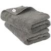 Bloom Imabari Certified FUu Bath Towels, Set of 2, Soft, Fluffy, Thick, Absorbent, Hotel-Grade, Made in Japan, 100% Cotton (Charcoal)