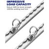 For Enclosed Trailer Cargo Fixing Trarvel Transfer 19.7 Inch Aluminum L Track Tie-Down System Aluminum Delivery Tie-Down Rail