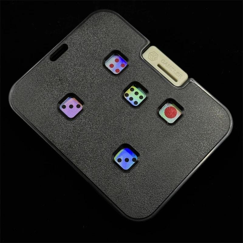 

EDC Mechanical Card Dice Fidget Spinner Party Wine Table Roulette Game Haptic Slider Choice Difficult Decision Decompression To