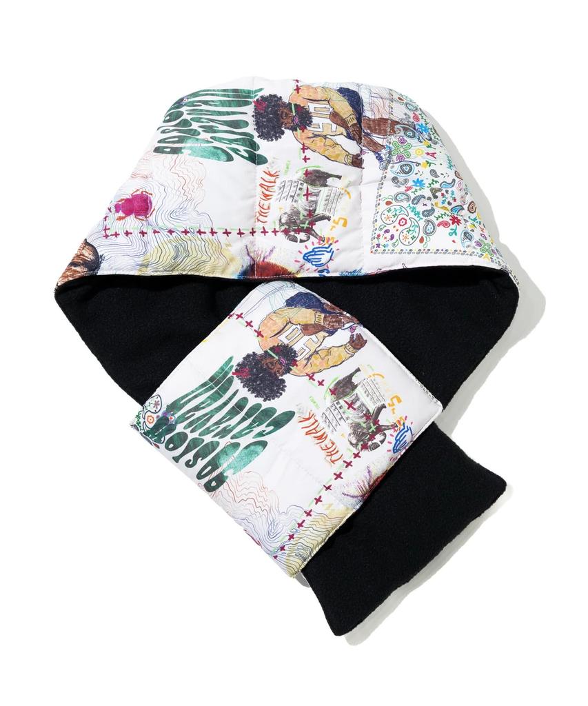 [go slow caravan] 355605 All-over Pattern Quilted Scarf All-over Pattern 1 Free