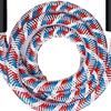 Boat Ropes for Docking Heavy Duty 3.94-5.58 Feet Cords with Stainless Steel Clip Tubing Tow Rope for Lake River Beach Sea Snow