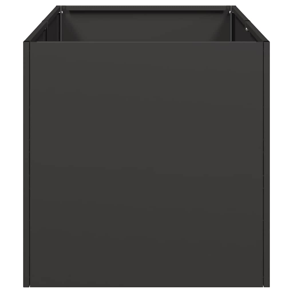 Black Pot 40X80X40 Cm Cold Rolled Steel