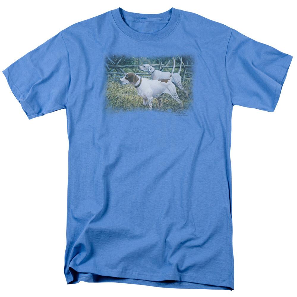 Wild Wings English Pointer Pair T-Shirt Adult Child L