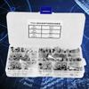 93pcs Threaded Insert 1 Box M3, M4, M5, M6, M8, M10 304 Stainless Steel Blind Rivet Nut Set