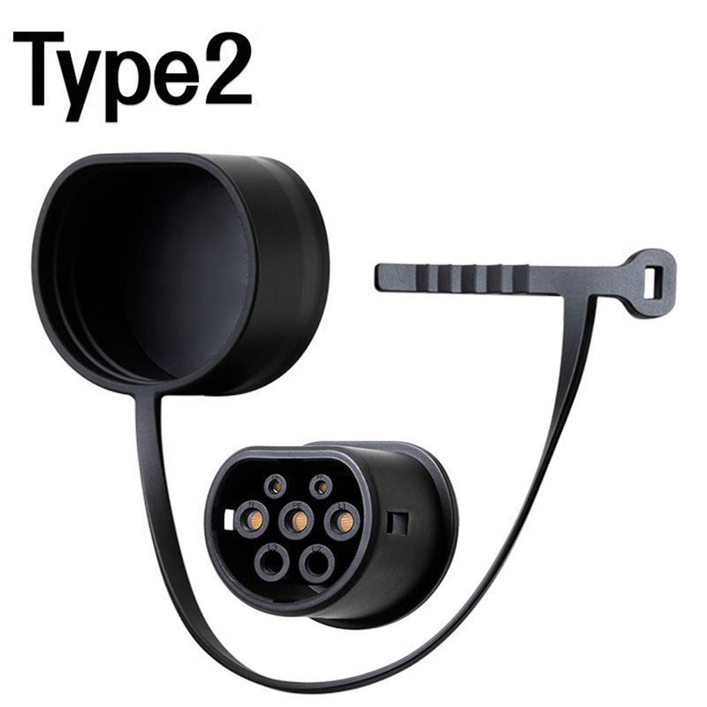 Schutzkappe Ladekabel Typ 2 Universell passend Schutzkappe EV-Stecker Typ 2 Für Fahrzeugseite