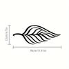 1pc Metal Leaf Wall Decor – Big Leaf Design for Living Room & Garden | Elegant Wall Hanging | Stylish Metal Leaf Decoration