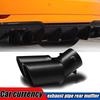 Auto-Nachrüstteile Auspuffrohr Endschalldämpfer Spitz Matt Schwarz Edelstahl Doppelauslass Endrohr Auto-Zierde Zubehör