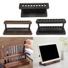 Desk Organisers Wood Pen Holder Phone Holder Multifunctional Pencil Holder with Phone Stand Desk Accessories
