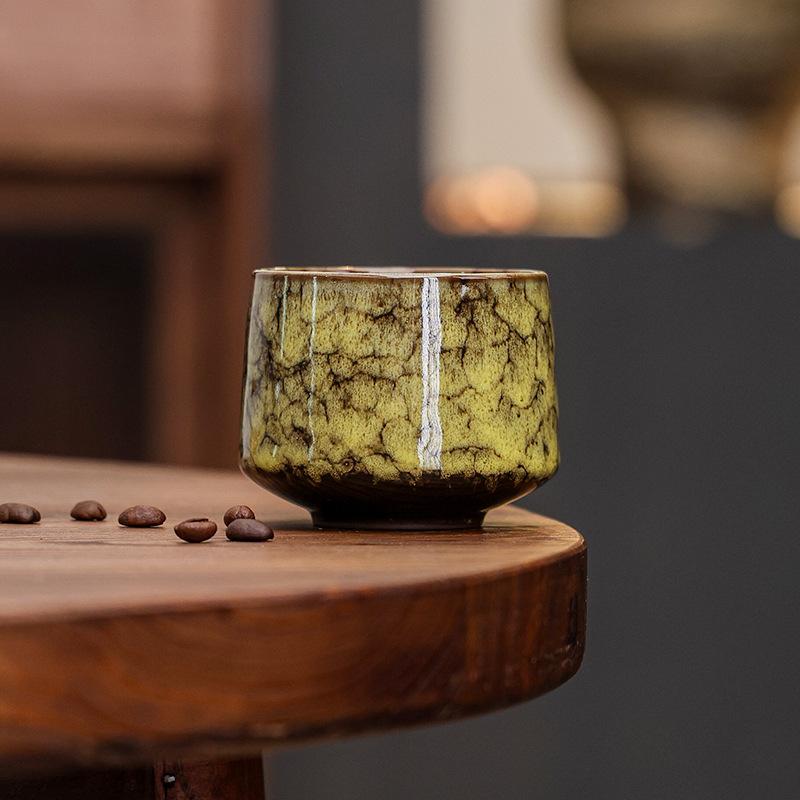 Kiln Change Retro Style Coffee Cup Latte Latte Cup High Value Household Ceramic Cup