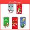 Christmas Merry Hanging Flag Decor Xmas Home Outdoor Party Window Decoration