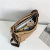 Men Briefcase Crossbody Shoulder Bags Large Male Messenger Bags Boy Canvas Bags for Travel Business Books School Casual Black