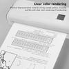 1 Roll 50 Sheets A4 Thermal Printer Paper 210x297mm Anti Fading Inkless Printing Paper for School Office