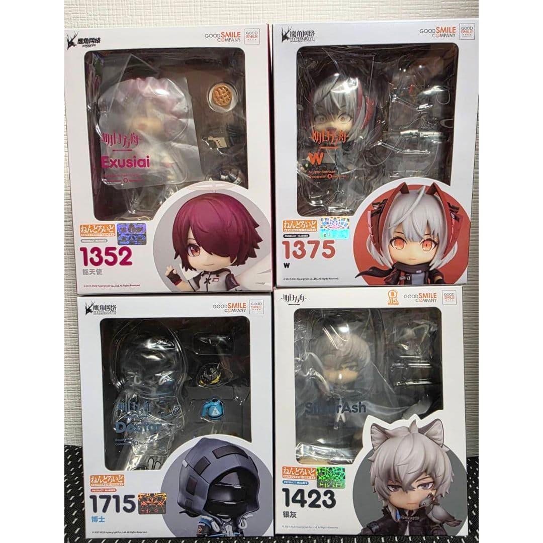 Used Arknights Nendoroid Set of 4 Doctor Silver Ash [Opened Product]