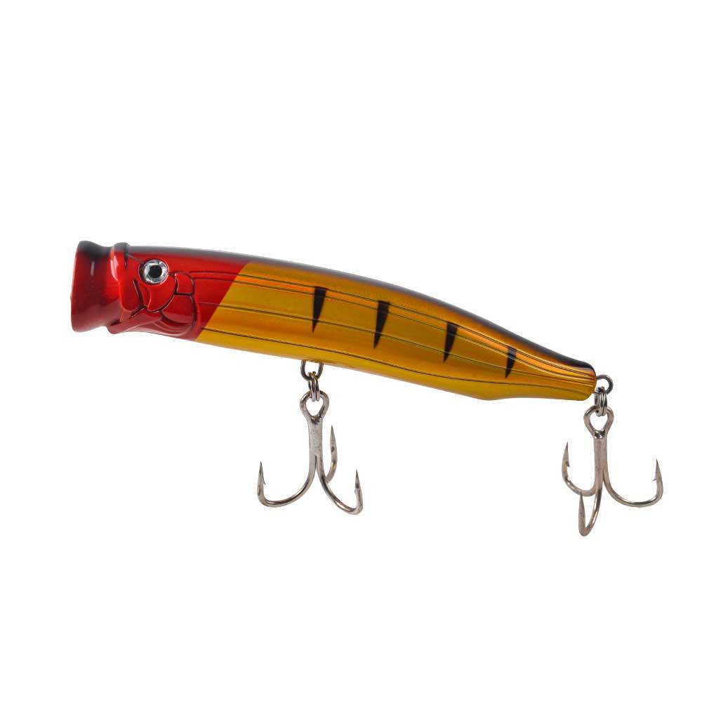 Sea Fishing Surface Wave Climbing ABS Artificial Hard Bait Poppers Lure with Hooks Long Casting Water Splash Bionic
