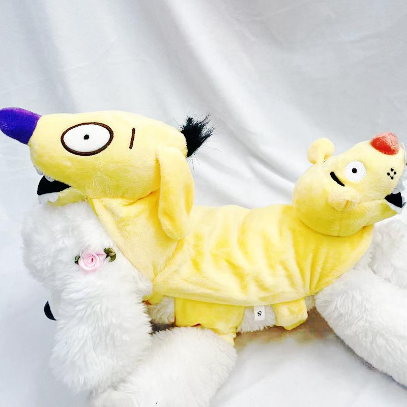 New Halloween Pet Costumes: Three-dimensional Double-head Transformation Outfits for Funny and Quirky Cats and Dogs