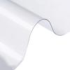 Transparent Table Protector Waterproof Tablecloth 0.8mm Thick Plastic Table Cover Protects from Scratches Spills for Dining Table Kitchen Dresser