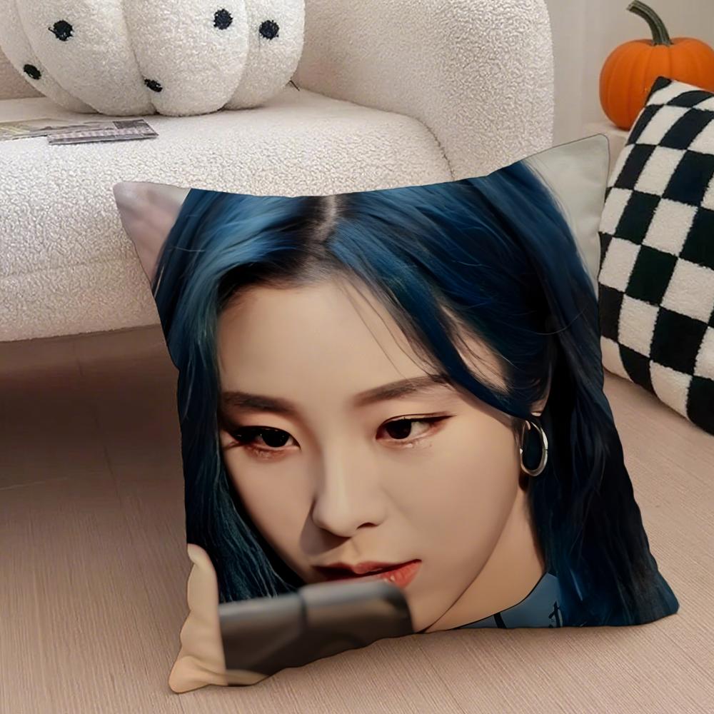 singer soulful WWheein JJung WWheein Cushion Cover Throw Pillow Cover Hidden Button Durable Polyester Chair Cushion