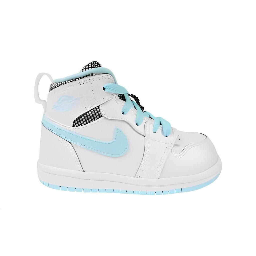 Jordan Air  1 Retro High Comfortable Versatile High-Top Walking Shoes Baby Sneaker White 705324-106